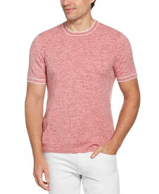 【送料無料】 ペリーエリス メンズ シャツ トップス Men's Space-Dyed Short Sleeve Crewneck T-Shirt Wild Rose