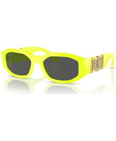 【送料無料】 ヴェルサーチ メンズ サングラス・アイウェア アクセサリー Biggie Unisex Sunglasses VE4361 Biggie Yellow Fluo