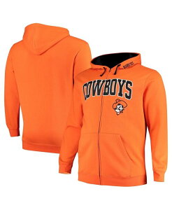 【送料無料】 コロシアム メンズ パーカー・スウェット フーディー アウター Men's Orange Oklahoma State Cowboys Big and Tall Full-Zip Hoodie Orange