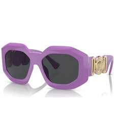 【送料無料】 ヴェルサーチ レディース サングラス・アイウェア アクセサリー Women's Sunglasses VE4424U Violet