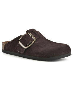 zCg}Ee fB[X V[Y T_ White Mountain Women's Big Easy Slip On Clogs Brown Suede uE