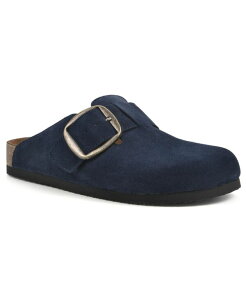 zCg}Ee fB[X V[Y T_ White Mountain Women's Big Easy Slip On Clogs Navy Suede lCr[