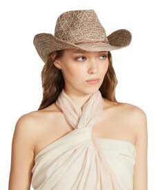 【送料無料】 スティーブ マデン レディース 帽子 アクセサリー Women's Marled Knit Moldable Western Hat Tan