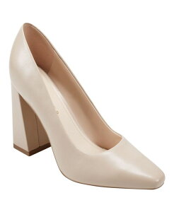 }[NEtBbV[ fB[X V[Y pvX q[ Marc Fisher LTD Women's Yalina Slip-On Block Heel Dress Pumps Light Natural Leather