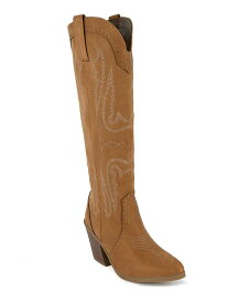 【送料無料】 シュガー レディース ブーツ・レインブーツ シューズ Women's Kammy Wide Calf Tall Western Boots Cognac