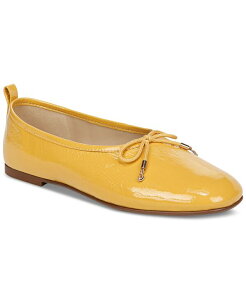 �T���G�f���}�� ���f�B�[�X �V���[�Y �p���v�X Sam Edelman Women's Ari Square-Toe Ballet Flats Sunflower Patent