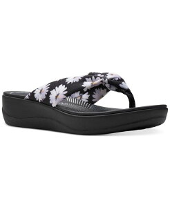 N[NX fB[X V[Y T_ vbgtH[ Clarks Women's Arla Glison Slip-On Platform Wedge Sandals Black Mult ubN
