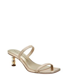 【送料無料】 ケイティ ペリー レディース サンダル シューズ Women's Leilei Stretch Kitten Heel Sandals Gold