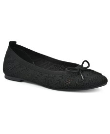 【送料無料】 ホワイトマウンテン レディース パンプス シューズ Women's Sashay Ballet Flats Black Fabric