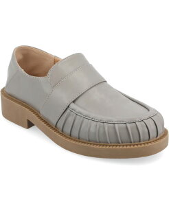 Wl RNV fB[X V[Y Xb|E[t@[ Journee Collection Women's Lakenn Slip On Loafer Flats Gray