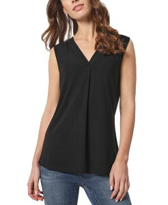 �W���[���Y�j���[���[�N ���f�B�[�X �g�b�v�X �V���c V�l�b�N �N���[�v �m�[�X���[�u Jones New York Women's Crepe Sleeveless V-Neck Top Jones Black �u���b�N