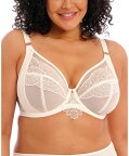 【送料無料】 エロミ レディース ブラジャー アンダーウェア Full Figure Women's Priya Underwire Plunge Bra EL4550 Vanilla