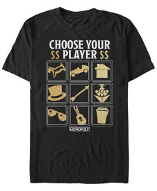 【送料無料】 フィフスサン メンズ Tシャツ トップス Monopoly Men's Choose Your Player Icons Short Sleeve T-Shirt Black