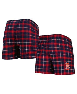 yz RZvc X|[c Y {NT[pc A_[EFA Men's Navy Red Boston Red Sox Ledger Flannel Boxers Navy Red
