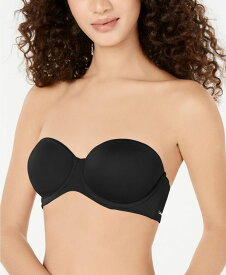 カルバンクライン レディース ブラジャー アンダーウェア Lightly Lined Constant Strapless Bra QF5528 Black