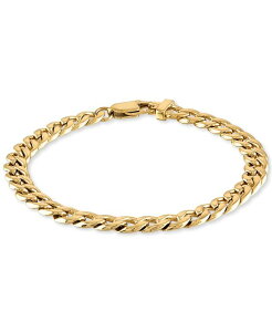 yz GXN@CA Y uXbgEoOEANbg ANZT[ Curb Link Chain Bracelet in Gold-Tone Ion-Plated Stainless Steel ( Also available in Stainless Steel) Gold Tone