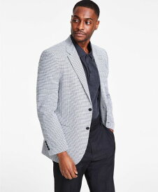 【送料無料】 ナウティカ メンズ ジャケット・ブルゾン アウター Men's Modern-Fit Seersucker Sport Coats Black/white