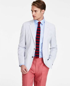 【送料無料】 ナウティカ メンズ ジャケット・ブルゾン アウター Men's Modern-Fit Seersucker Sport Coats Grey Stripe