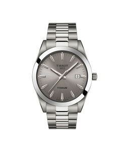 eB\bg Y ANZT[ rv Tissot Men's Swiss Gentleman Gray Titanium Bracelet Watch 40mm Grey O[