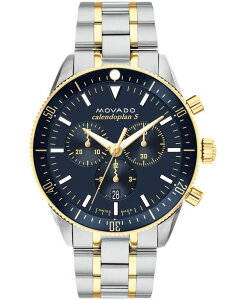 ���o�h �����Y �A�N�Z�T���[ �r���v T�V���c Movado Men's Heritage Two Tone Stainless Steel Bracelet Watch 42mm Two-tone