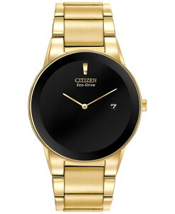�V�`�Y�� �����Y �A�N�Z�T���[ �r���v T�V���c Citizen Men's Axiom Eco-Drive Gold-Tone Stainless Steel Bracelet Watch 40mm AU1062-56E No Color �S�[���h