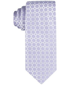 【送料無料】 カルバンクライン メンズ ネクタイ アクセサリー Men's Hex-Dot Medallion Tie Lilac