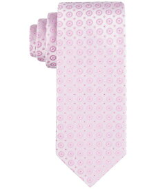 【送料無料】 カルバンクライン メンズ ネクタイ アクセサリー Men's Hex-Dot Medallion Tie Pink