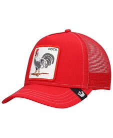 【送料無料】 グーリンブラザーズ メンズ 帽子 アクセサリー Men's Red The Rooster Trucker Snapback Hat Red