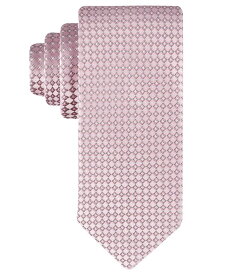【送料無料】 カルバンクライン メンズ ネクタイ アクセサリー Men's Christy Medallion Tie Pink