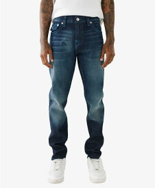 【送料無料】 トゥルーレリジョン メンズ デニムパンツ ジーンズ ボトムス Men's Rocco Flap Skinny Jeans Diver Dark Wash