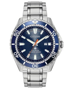 �V�`�Y�� �����Y �A�N�Z�T���[ �r���v T�V���c Citizen Eco-Drive Men's Promaster Diver Stainless Steel Bracelet Watch 44mm Silver �V���o�[