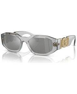 ���F���T�[�` �����Y �A�N�Z�T���[ �T���O���X�E�A�C�E�F�A Versace Unisex Sunglasses VE4361 Biggie Transparent Gray �O���[