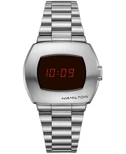 �n�~���g�� �����Y �A�N�Z�T���[ �r���v T�V���c Hamilton Unisex Swiss Digital Pulsar Stainless Steel Bracelet Watch 34.7x40.8mm None