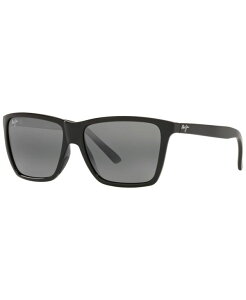 yz }ECW Y TOXEACEFA ANZT[ Men's Polarized Sunglasses MJ000672 Cruzem 57 Black