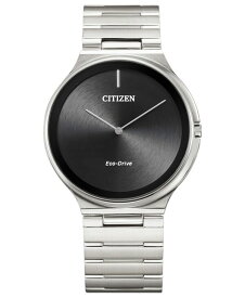 【送料無料】 シチズン メンズ 腕時計 アクセサリー Eco-Drive Unisex Stiletto Stainless Steel Bracelet Watch 39mm Silver-tone