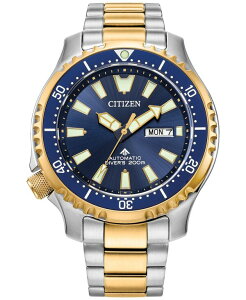 �V�`�Y�� �����Y �A�N�Z�T���[ �r���v T�V���c Citizen Men's Promaster Automatic Dive Two-tone Stainless Steel Bracelet Watch 44mm Two-tone