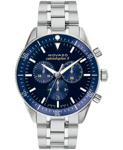 ���o�h �����Y �A�N�Z�T���[ �r���v T�V���c Movado Men's Heritage Silver-Tone Stainless Steel Bracelet Watch 42mm Silver �V���o�[