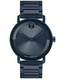 【送料無料】 モバド メンズ 腕時計 アクセサリー Men's Bold Evolution 2.0 Swiss Quartz Ionic Plated Blue Steel Watch 40mm Blue