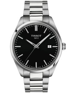 �e�B�\�b�g �����Y �A�N�Z�T���[ �r���v T�V���c Tissot Men's Swiss PR 100 Stainless Steel Bracelet Watch 40mm Black �u���b�N