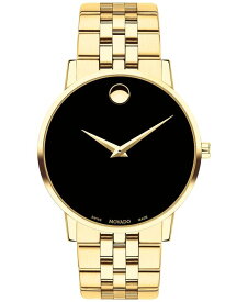 【送料無料】 モバド メンズ 腕時計 アクセサリー Men's Swiss Museum Classic Gold-Tone PVD Stainless Steel Bracelet Watch 40mm No Color