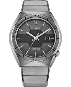 �V�`�Y�� �����Y �A�N�Z�T���[ �r���v Citizen Men's Armor Eco-Drive Silver-Tone Titanium Bracelet Watch 41mm Silver-tone �V���o�[