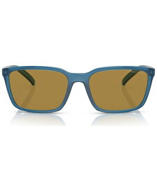 【送料無料】 アーネット メンズ サングラス・アイウェア アクセサリー Men's Polarized Sunglasses AN431156-P Transparent Blue