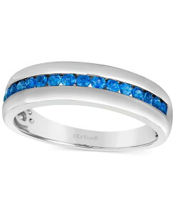 �� ���@�� �����Y �A�N�Z�T���[ �����O Le Vian Men's Cornflower Sapphire Band (5/8 ct. t.w.) in 14k White Gold �z���C�g