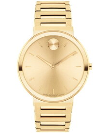 【送料無料】 モバド メンズ 腕時計 アクセサリー Men's Bold Horizon Swiss Quartz Ionic Plated Light Gold-Tone Steel Watch 40mm Gold-Tone