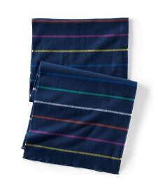 【送料無料】 ランズエンド メンズ マフラー・ストール・スカーフ アクセサリー CashTouch Pattern Winter Scarf Deep sea navy heritage stripe