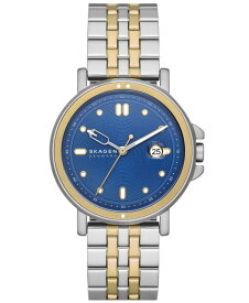 【送料無料】 スカーゲン メンズ 腕時計 アクセサリー Men's Signatur Sport Three Hand Date Two-Tone Stainless Steel Watch 40mm Two-Tone