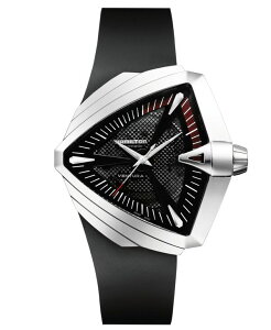 �n�~���g�� �����Y �A�N�Z�T���[ �r���v Hamilton Men's Swiss Automatic Ventura XXL Black Rubber Strap Watch 45.5x46mm H24655331 No Color �u���b�N
