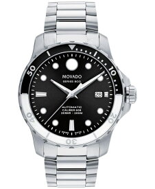 【送料無料】 モバド メンズ 腕時計 アクセサリー Series 800 Men's Swiss Automatic Silver-Tone Stainless Steel Bracelet Watch 42mm Silver