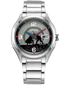 �V�`�Y�� �����Y �A�N�Z�T���[ �r���v T�V���c Citizen Luke & Vader Duel Silver-Tone Stainless Steel Bracelet Watch 41mm Silver-tone �V���o�[