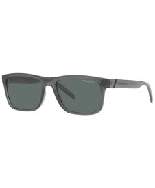 【送料無料】 アーネット メンズ サングラス・アイウェア アクセサリー Unisex Polarized Sunglasses AN4298 BANDRA 55 Transparent Gray